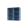 Portaoggetti da parete Ripple II legno blu / Utensile - L 69,6 x P 30 x H 69,6 cm / Vetro ondulato - MONTANA