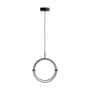 Suspension Maru Big LED métal noir / Anneaux modulables - Ø 41 cm - 101 COPENHAGEN
