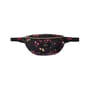 Tulips Bum-bag textile black / Recycled - Made in Barcelona - WOUF