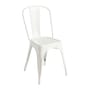 Chaise empilable A Indoor métal blanc / Acier - Pour l'intérieur / Réédition 1935 - Tolix