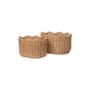Korb Lola faser braun / 2er-Set – 50 x 35 cm - BROSTE COPENHAGEN