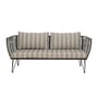 Divano da giardino a 3 posti Mundo tessuto verde / L 175 cm - Interni & esterni - Bloomingville