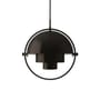 Multi-Lite Small Pendant metal black / Ø 25 cm - Modular & orientable / 1972 reissue - Gubi