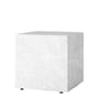 Plinth Cubic End table stone white / Marble - 40 x 40 x H 40 cm - Audo Copenhagen