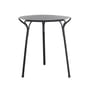 Runder Tisch HiRay metall schwarz / Metall - Ø 60 cm - Kartell