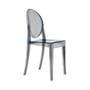 Sedia impilabile Victoria Ghost materiale plastico grigio / Policarbonato 2,0 - Philippe Starck, 2005 - Kartell