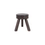 Sgabello AML legno marrone / Ø 32,5 x H 32,5 cm - Frama 