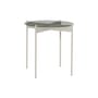 Tavolino d'appoggio Beam vetro beige / Ø 45 x H 42 cm - HÜBSCH