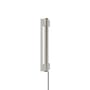 Wandleuchte mit Stromkabel Eiffel Single metall silber / H 50 cm - Frama 