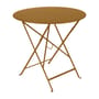 Klapptisch Bistro metall gelb /Ø 77 cm - 3/4 Personen - Loch für Sonnenschirm - Fermob