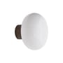 Applique Karl-Johan vetro bianco / IP 20 - Base legno - NEW WORKS