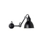 Wandleuchte N°204 metall schwarz / Lampe „Gras“ - DCW éditions