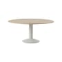Runder Tisch Midst grau holz natur / Ø 160 cm - Eiche - Muuto