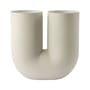 Kink Large Vase ceramic beige / Earnest Studio, 2018 - H 39 cm - Muuto