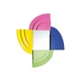 Wandspiegel Gli Specchi di Dioniso 05 glas bunt / Ettore Sottsass - 69 x 69 cm - Glas Italia