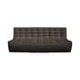 Divano destro N701 tessuto grigio / 3 posti - L 210 cm / Tessuto - Ethnicraft