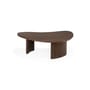 Tavolino Boomerang legno marrone / 90 x 61 x H 29 cm - Marrone Teck - Ethnicraft