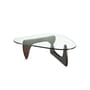 Tavolino Noguchi Coffee Table vetro legno naturale / By Isamu Noguchi (1944) / 128 x 93 cm - Vitra