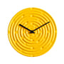 Minos Wall clock ceramic yellow / Ceramic - Ø 42 cm - raawii