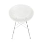 Smatrik Armchair plastic material transparent / Plastic seat & metal legs - Kartell