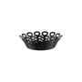 Corbeille Vimini métal noir Small / Ø 22 cm - Alessi