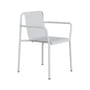 Fauteuil de repas empilable Panorama métal gris / Avec accoudoirs - TIPTOE