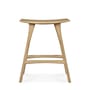 Sgabello alto Osso legno naturale / H 65 cm - Ethnicraft
