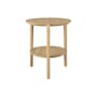 Table d'appoint Bok bois naturel / Ø 43 x H 50 cm - Ethnicraft