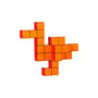 Panton Cubes Duck Decoration plastic material orange / Duck Kit - Verner Panton, 1974 - Vitra