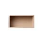 Etagère Mini Stacked / Large rectangulaire 49x24 cm / Avec fond - Muuto