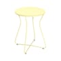 Hocker Cocotte metall gelb / Beistelltisch - H 45 cm / Metall - Fermob