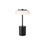 Kabellose, wiederaufladbare Außenlampe Blossi LED plastikmaterial schwarz / H 26 cm - NUURA