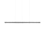 Suspension Luce Cilindrica S2 verre transparent / L 207 cm - Flos