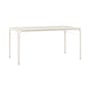 Table rectangulaire Thorvald SC113 métal blanc / 160 x 90 cm - 6 places - &tradition