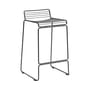 Tabouret de bar Hee métal gris / H 65 cm - Hay