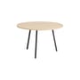 Tavolo rotondo Loop legno naturale / Ø 120 cm - Hay