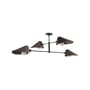 Sospensione Bonnet SC91 metallo marrone / L 140 x H 40 cm - &tradition
