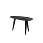 Tweed Mini Small Coffee table wood black / 85 x 48 cm - Zanotta