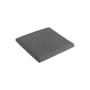 Coussin d'assise  tissu noir / Pour chaise et fauteuil lounge Balcony - Hay