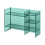 Sound-rack Storage unit plastic material green L 75 x H 53 cm - Kartell