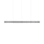 Suspension Luce Cilindrica S1 verre transparent / L 167 cm - Flos