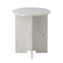 Table d'appoint Jasmia marbre blanc / Marbre - Ø 46 x H 53 cm - Bloomingville