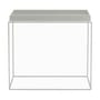Tray Coffee table metal grey / 60 x 40 x H 54 cm - Hay