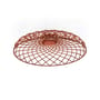 Skynest C LED Ceiling light textile red / Ø 90.4 cm - Recycled polyester fabric - Flos