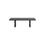 Couchtisch Noon holz schwarz / 118 x 58 cm - NOBODINOZ