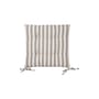 Cuscino per seduta Marta tessuto beige / 44 x 42 cm - BROSTE COPENHAGEN