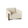 Fauteuil rembourré Timber tissu beige - KANN DESIGN