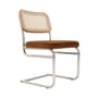 Gepolsterter Stuhl Uberto faser braun / Rattan-Geflecht - NV GALLERY