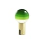 Lampada senza fili ricaricabile Dipping Light LED vetro verde / H 22,2 cm - Marset