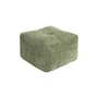 Pouf Buddy tissu vert / 50 x 50 cm - KARUP